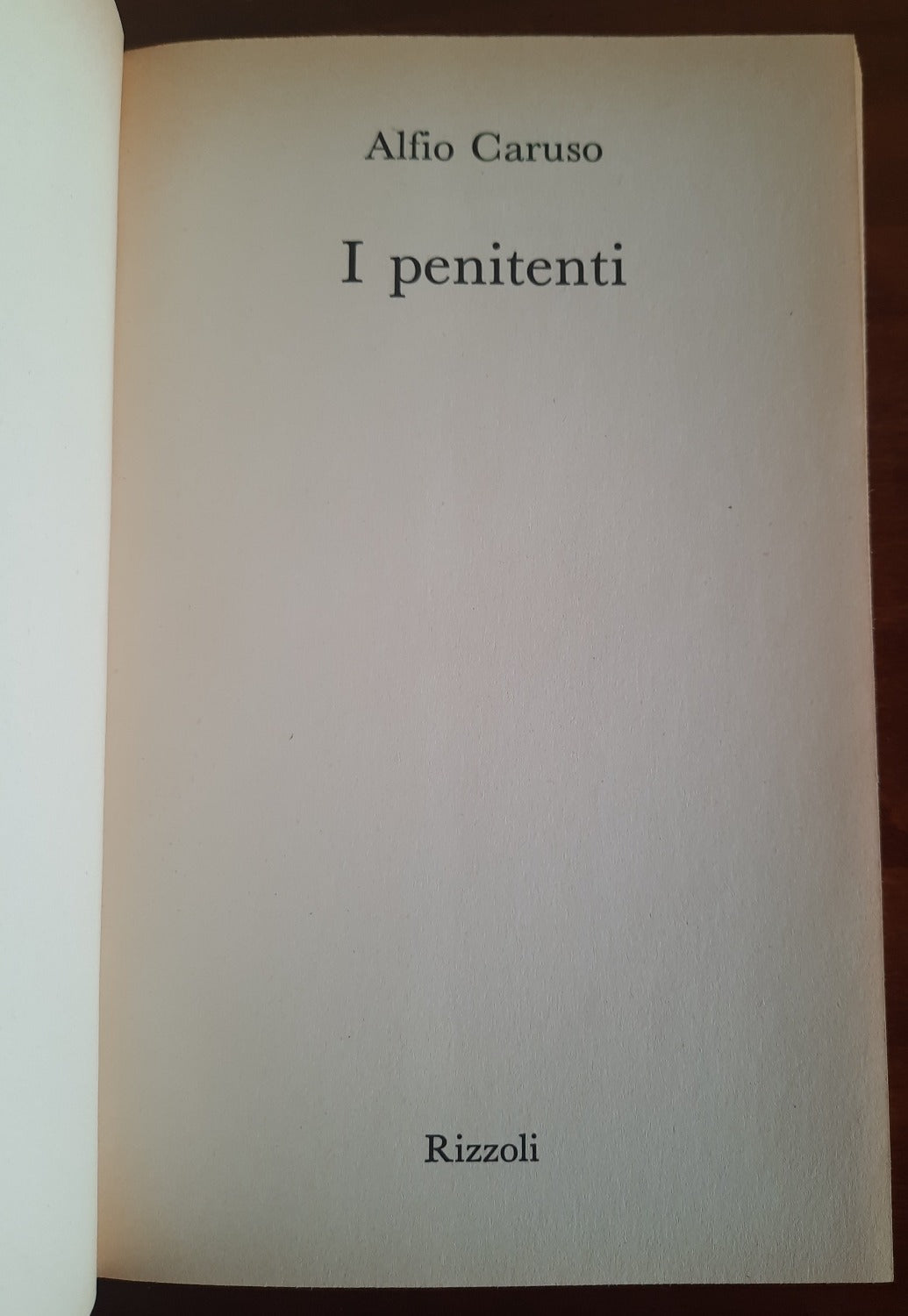 I penitenti - di Alfio Caruso