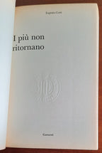 I più non ritornano - Garzanti - 1968 - Libreria Biellese