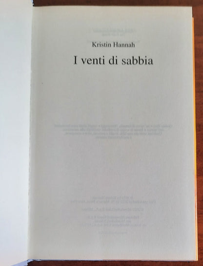 I venti di sabbia - Mondolibri - 2021