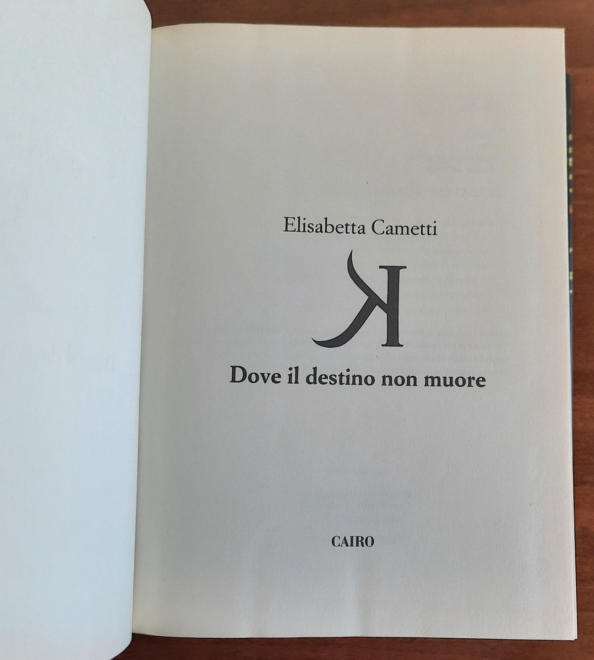 K. Dove il destino non muore - Libreria Biellese