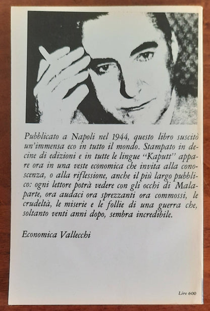 Kaputt - di Curzio Malaparte - Vallecchi - 1966