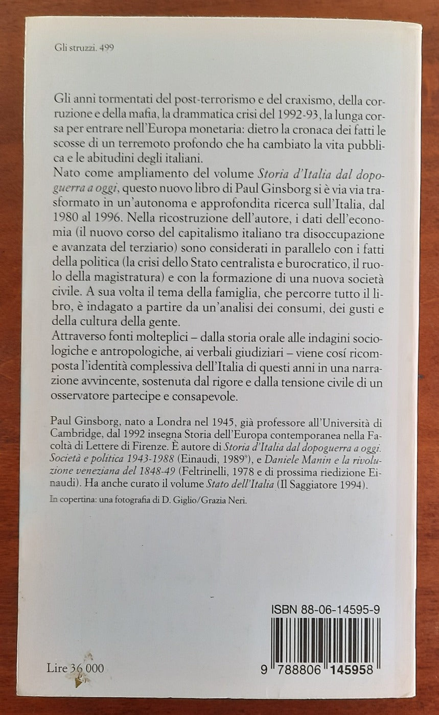 L’Italia del tempo presente: famiglia, società civile, Stato 1980-1996 - Libreria Biellese