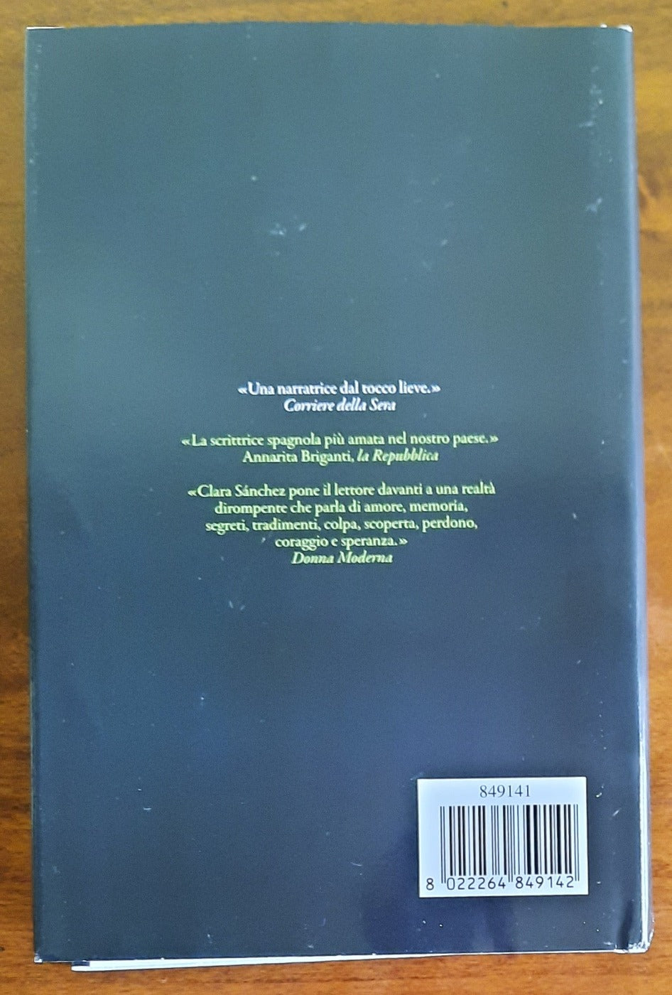 L’amante silenzioso - Clara Sanchez - Libreria Biellese