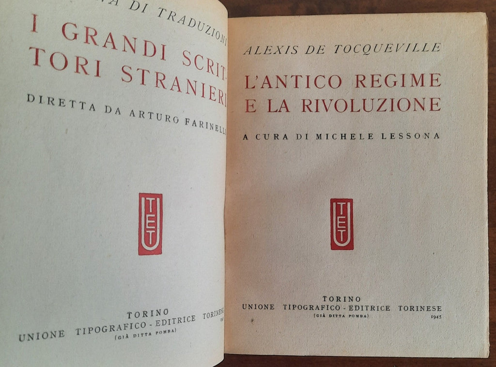 L’antico regime e la rivoluzione - Libreria Biellese