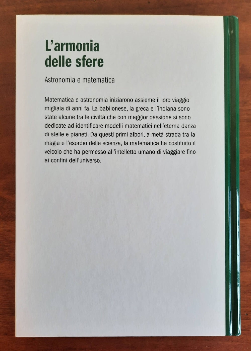 L’armonia delle sfere. Astronomia e matematica - Libreria Biellese