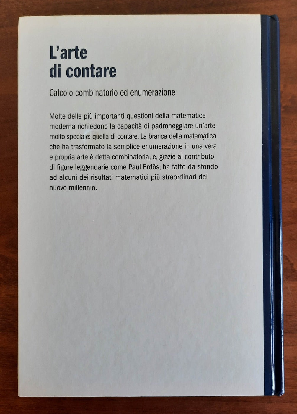 L’arte di contare. Calcolo combinatorio ed enumerazione - Libreria Biellese