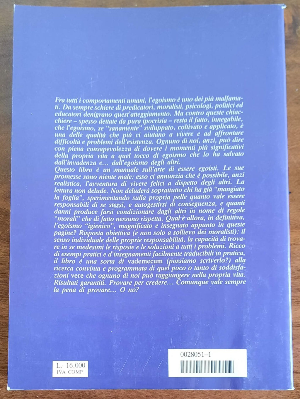 L’arte di essere egoisti - Libreria Biellese
