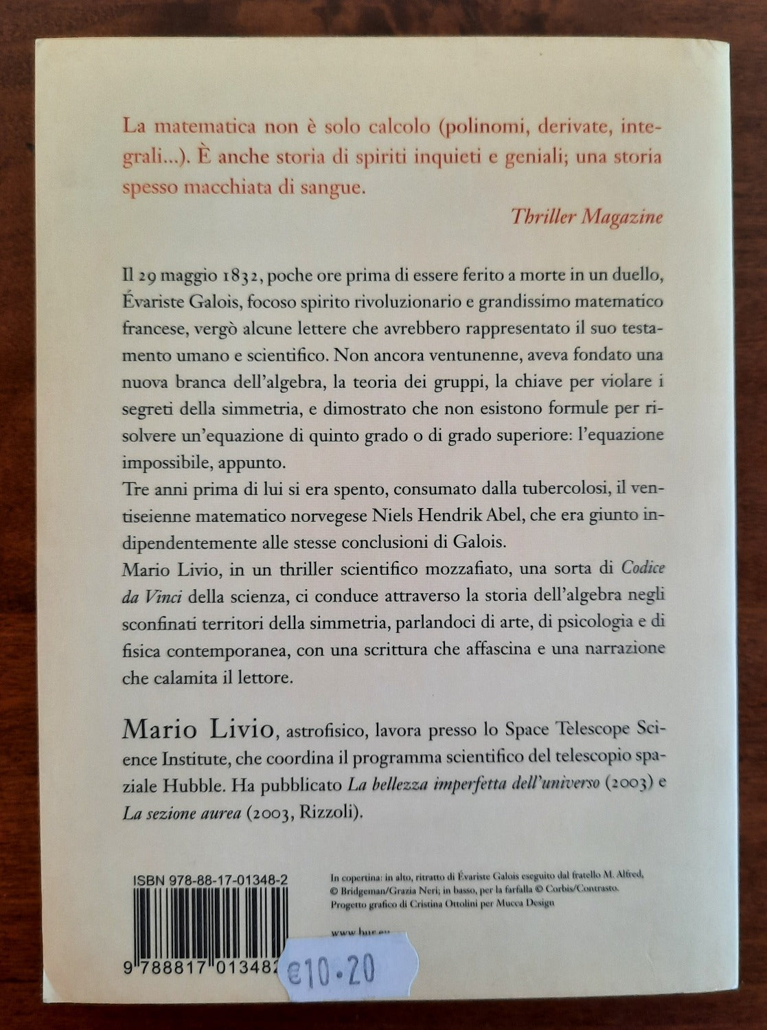 L’equazione impossibile: come un genio della matematica ha scoperto il linguaggio della simmetria - Libreria Biellese