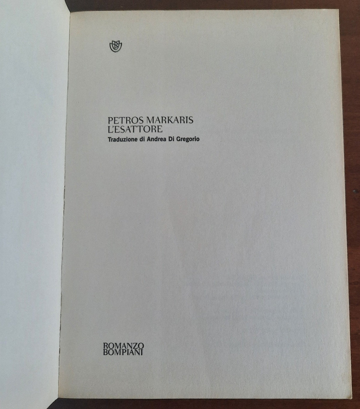 L’esattore - Petros Markaris - Libreria Biellese
