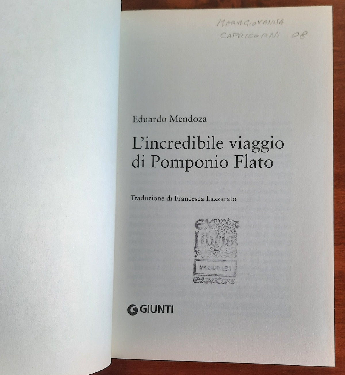 L’ incredibile viaggio di Pomponio Flato - Libreria Biellese