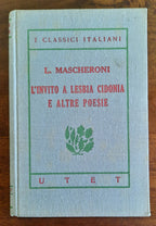 L’invito a Lesbia Cidonia e altre poesie - Libreria Biellese
