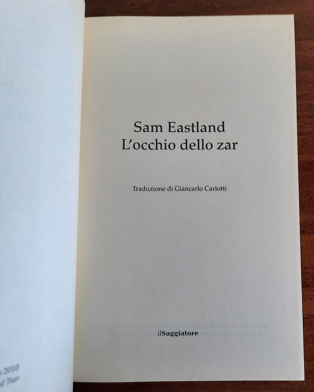 L’occhio dello zar - Libreria Biellese