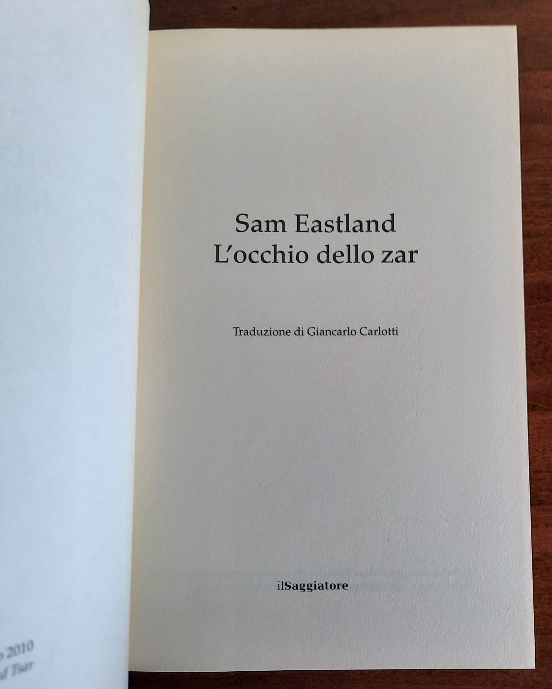 L’occhio dello zar - Libreria Biellese