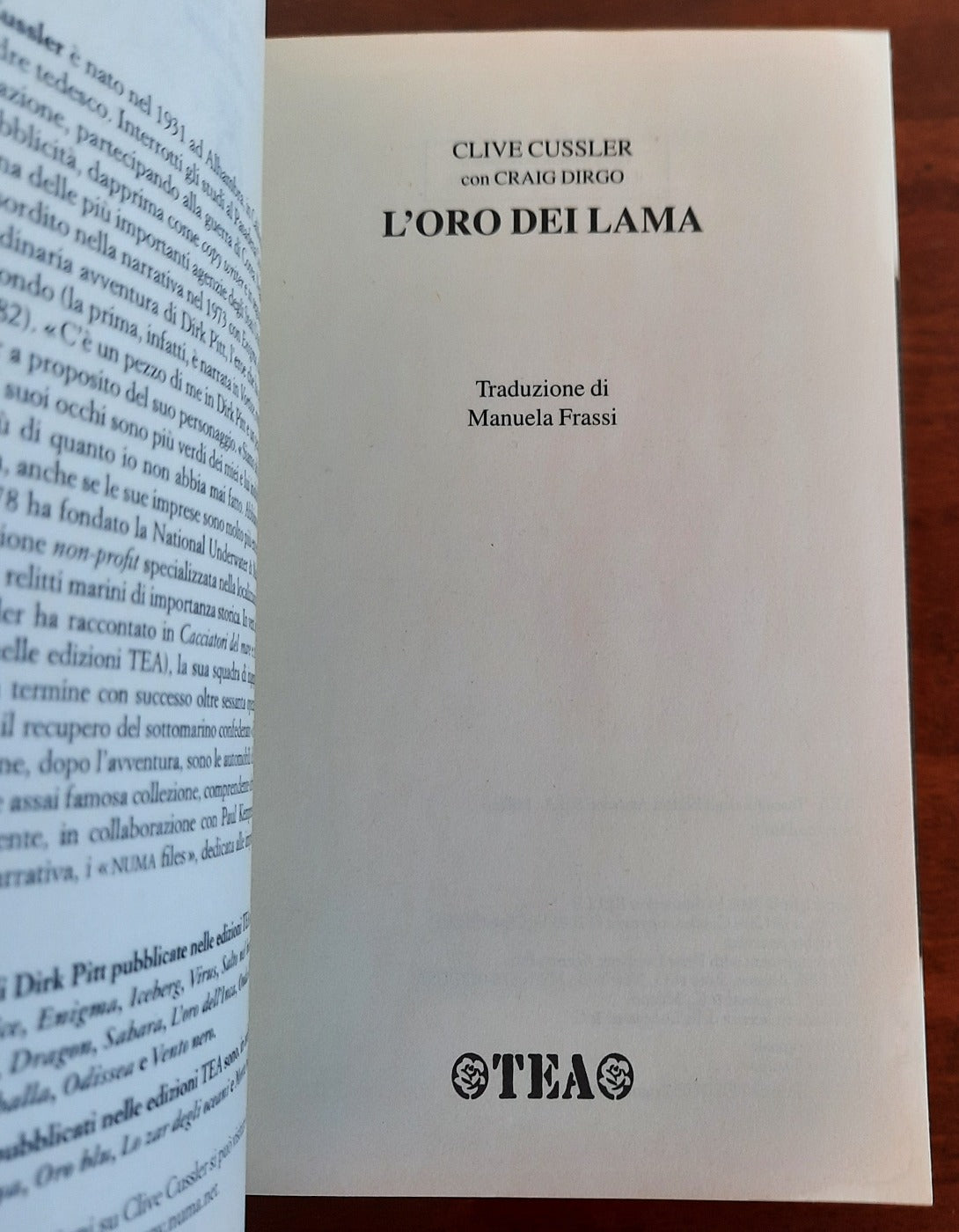 L’oro dei lama. La prima avventura del capitano Juan Cabrillo sulle tracce di un misterioso Buddha d’oro - Libreria Biellese
