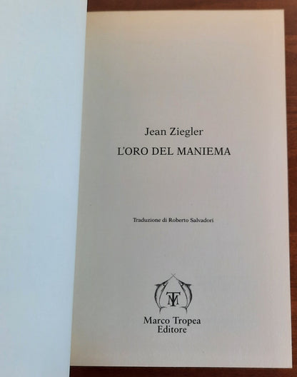 L’oro del Maniema - Marco Tropea Editore