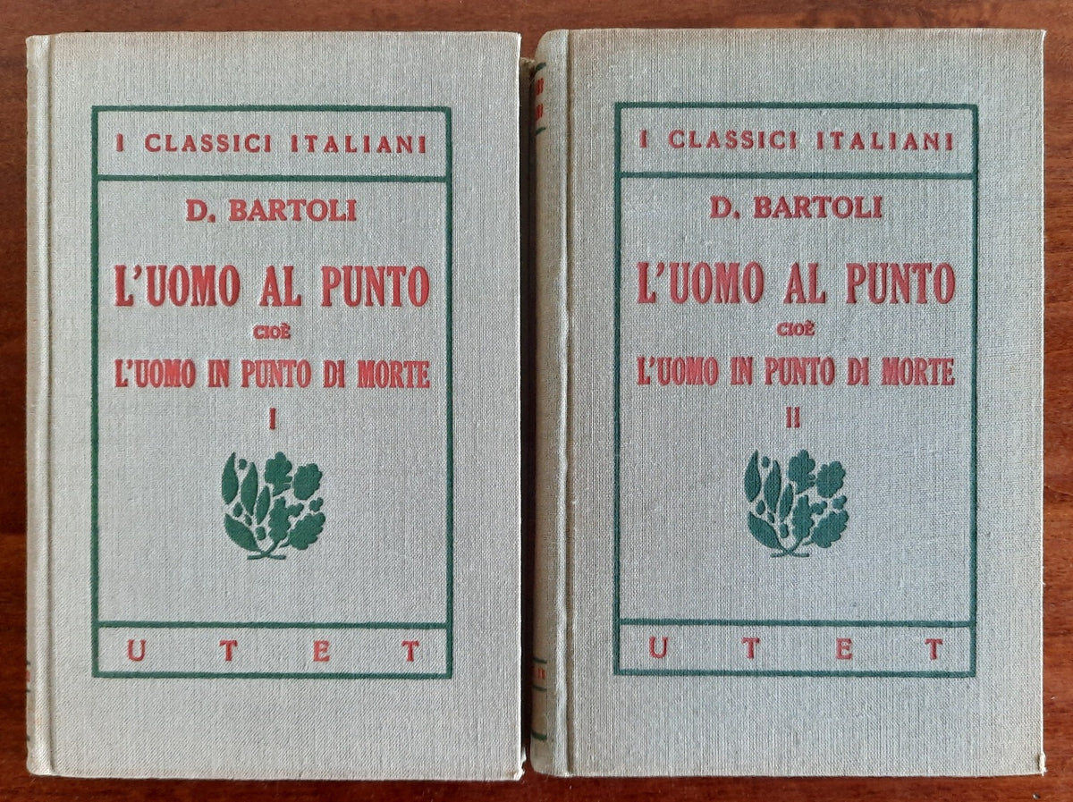 L’uomo al punto cioè L’uomo in punto di morte - in 2 volumi - Libreria Biellese
