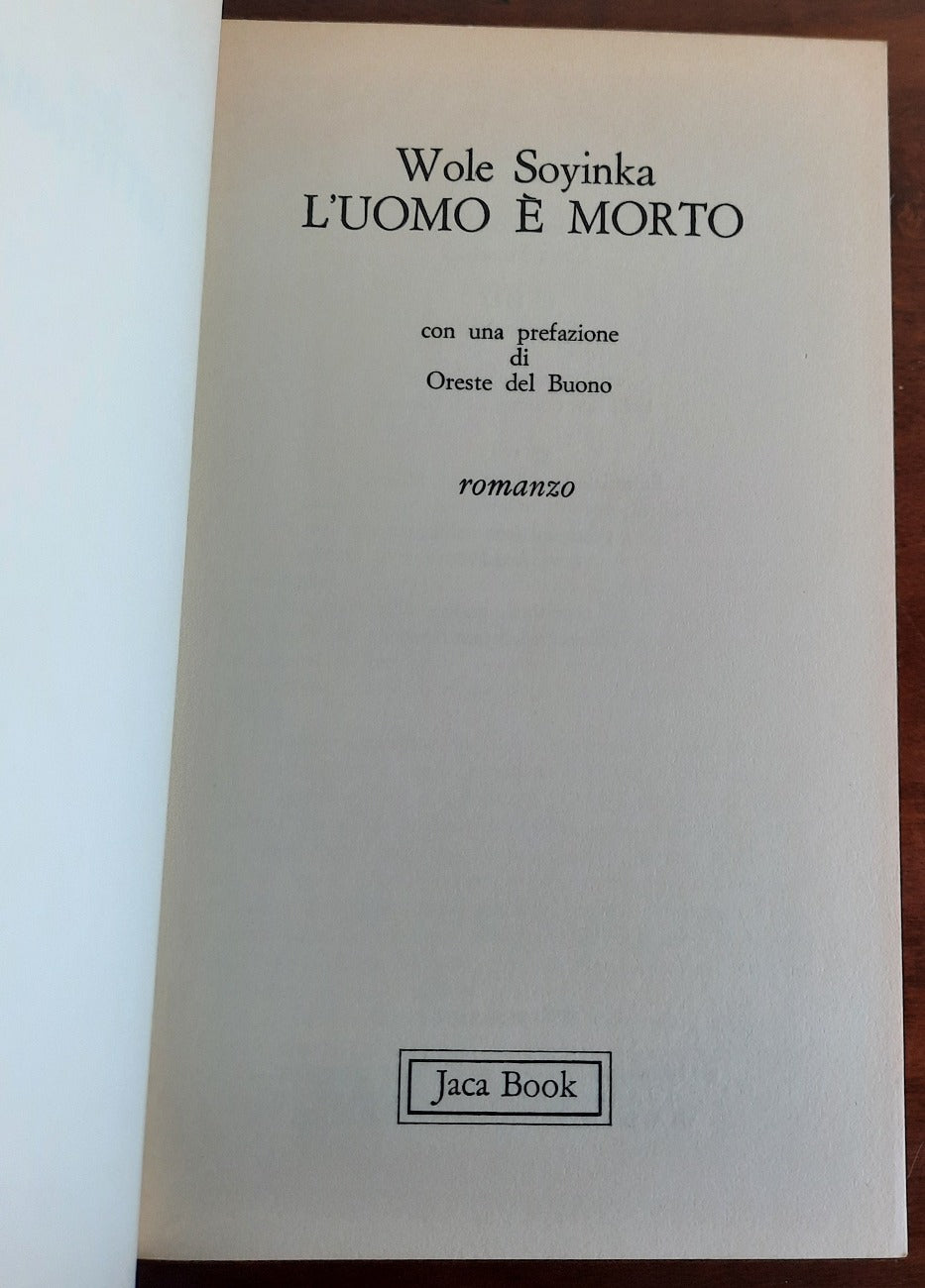 L’uomo è morto - Jaca Book