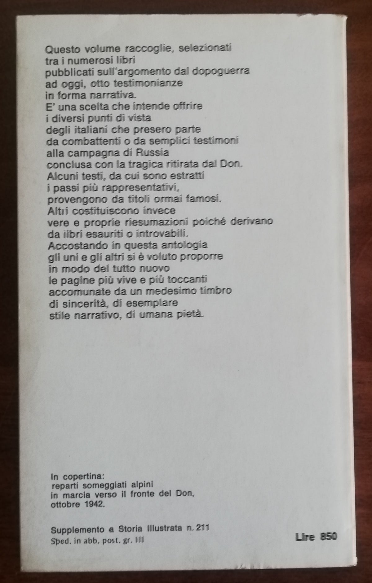 La Campagna di Russia. Racconti, testimonianze, ricordi di Revelli, Rigoni Stern, Tomaselli, Bedeschi, Corradi, Sorrentino, Gambetti, Chiavazza - Libreria Biellese