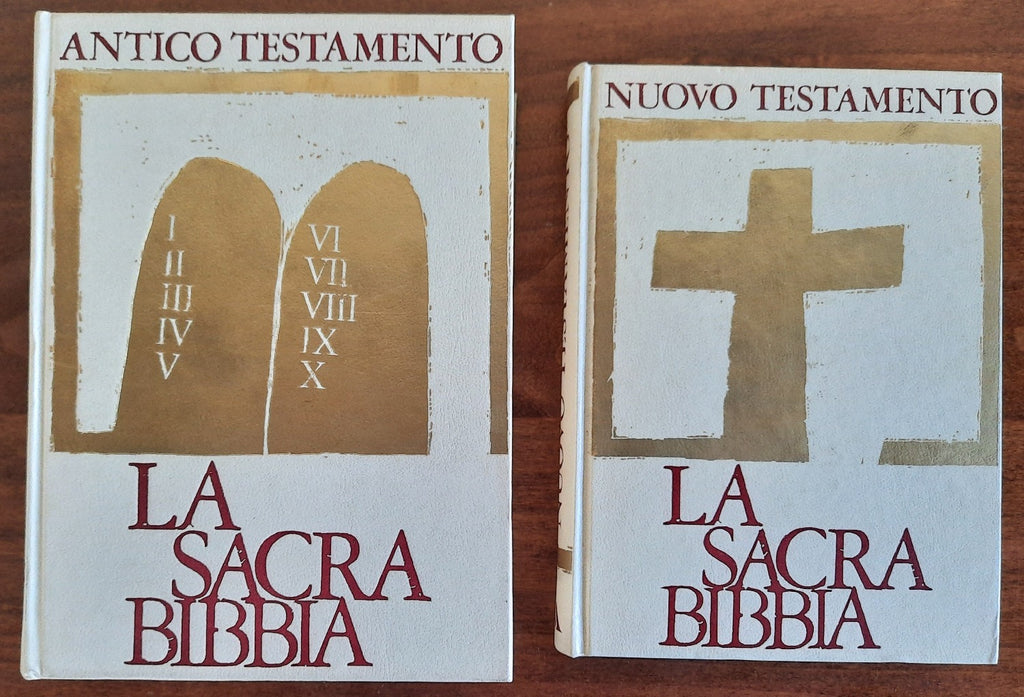 La Sacra Bibbia. Antico Testamento - Nuovo Testamento - 2 vol. - Libreria Biellese