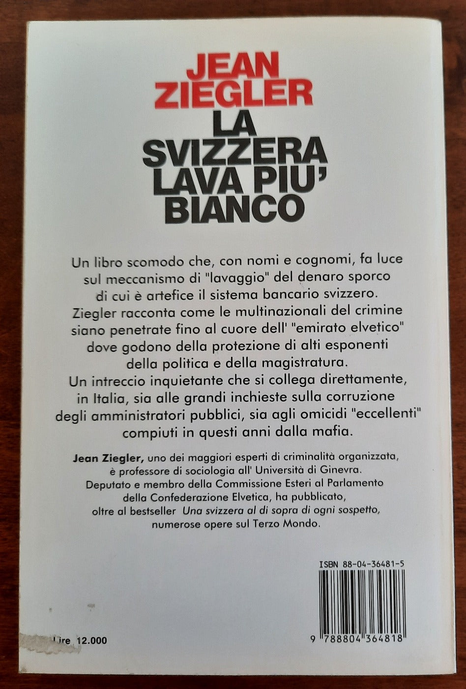 La Svizzera lava più bianco - Libreria Biellese