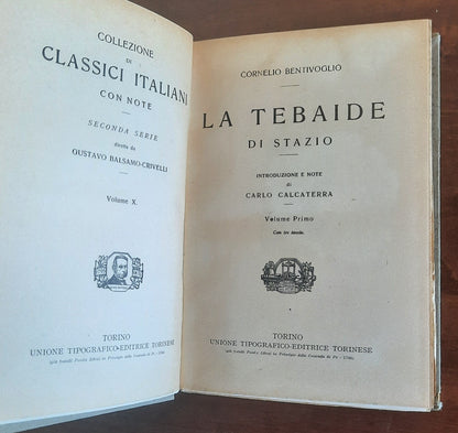 La Tebaide di Stazio - 2 vol.