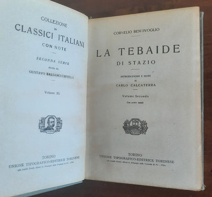 La Tebaide di Stazio - 2 vol.