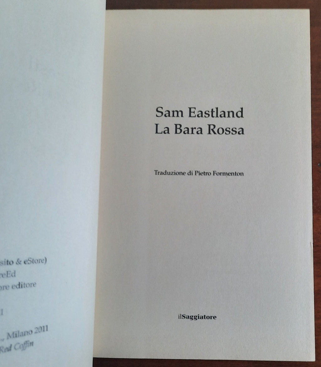 La bara rossa - Il Saggiatore - Libreria Biellese