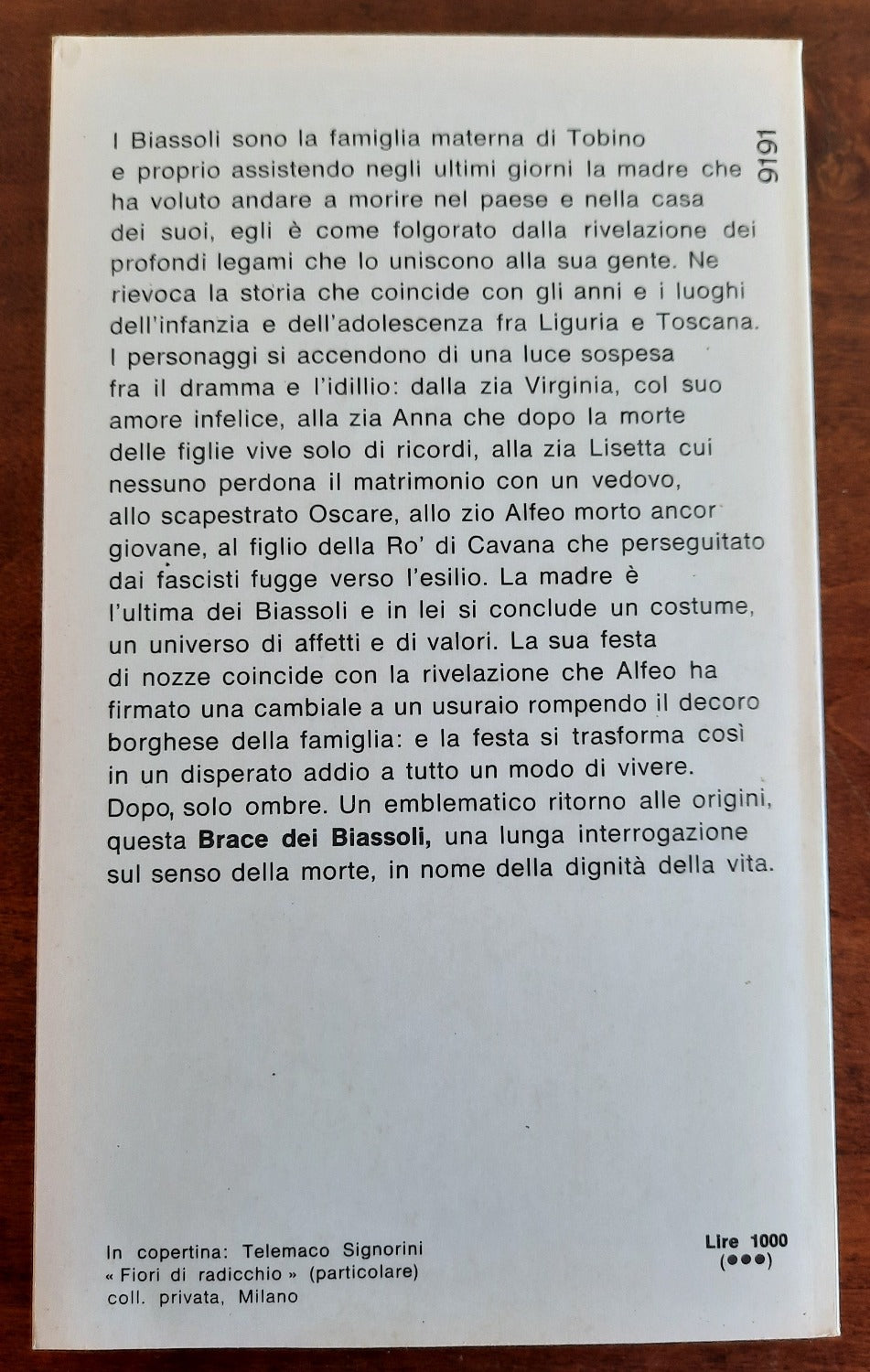 La brace dei Biassoli - Mondadori - Libreria Biellese