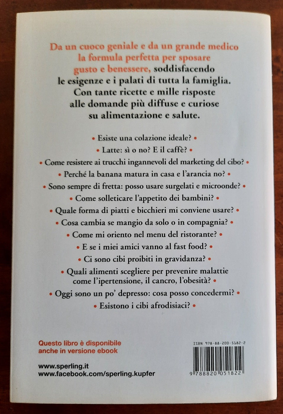 La buona cucina della salute. La ricetta di un famoso chef e di un grande medico per vivere bene senza rinunce - Libreria Biellese
