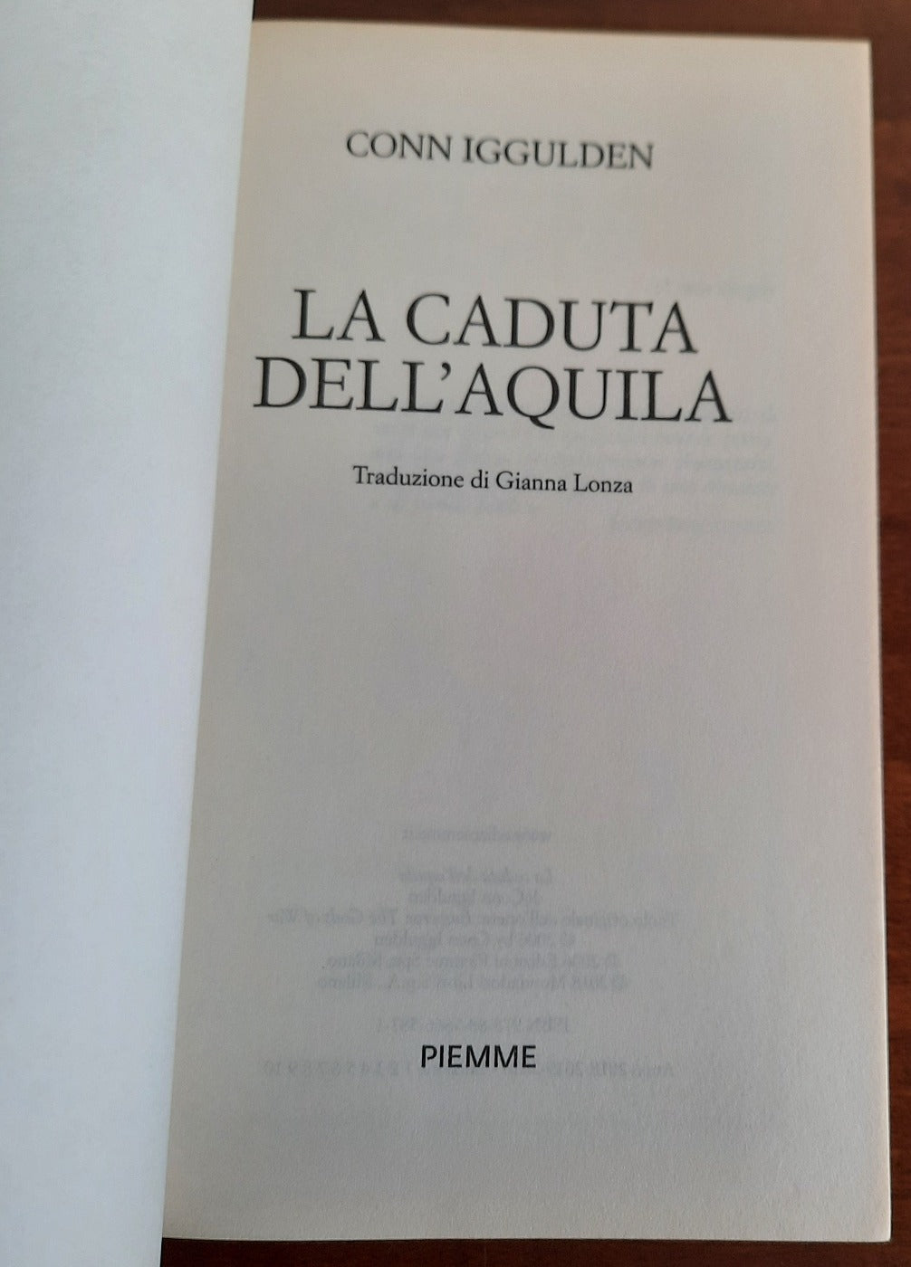 La caduta dell’aquila - Piemme - Libreria Biellese