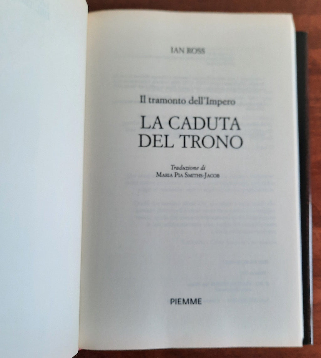 La caduta del trono - Piemme - Libreria Biellese