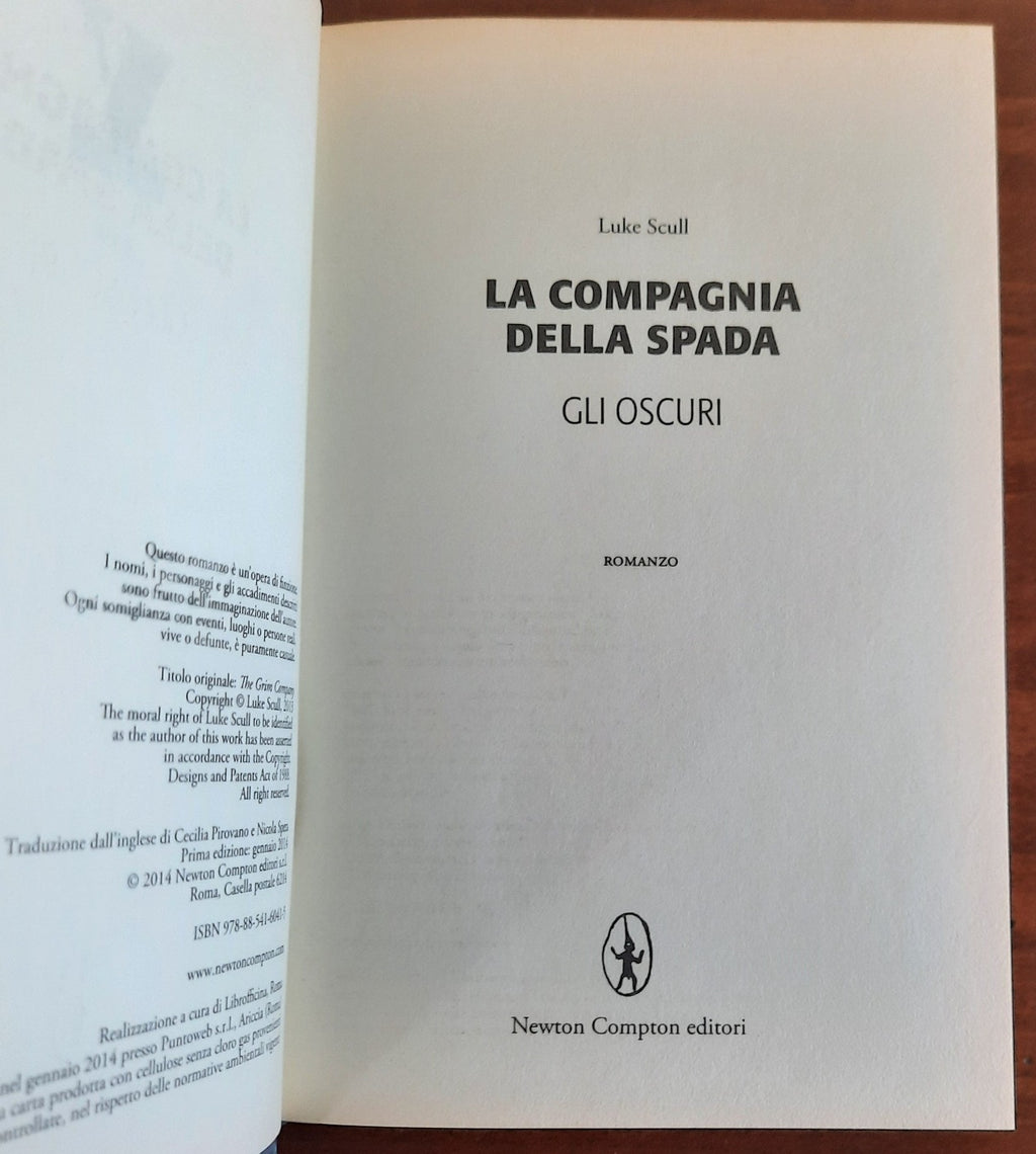 La compagnia della spada. Gli oscuri - Libreria Biellese