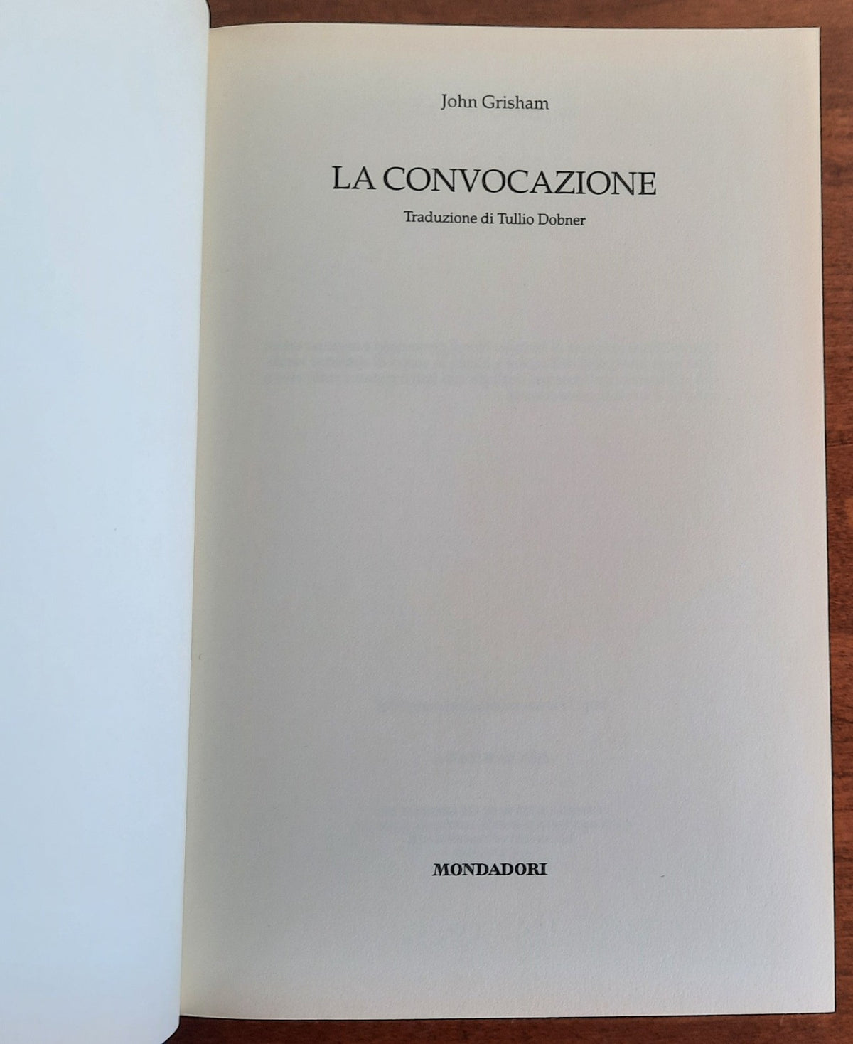 La convocazione - John Grisham - Libreria Biellese