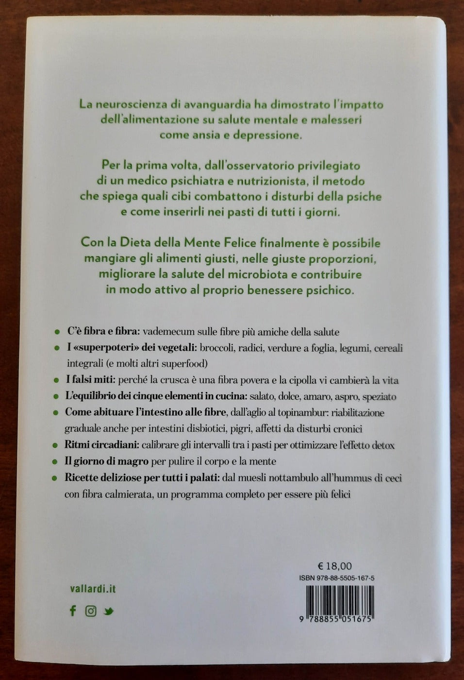 La dieta della mente felice. Il regime alimentare per migliorare l’umore e aiutarsi a combattere ansia e depressione - Libreria Biellese