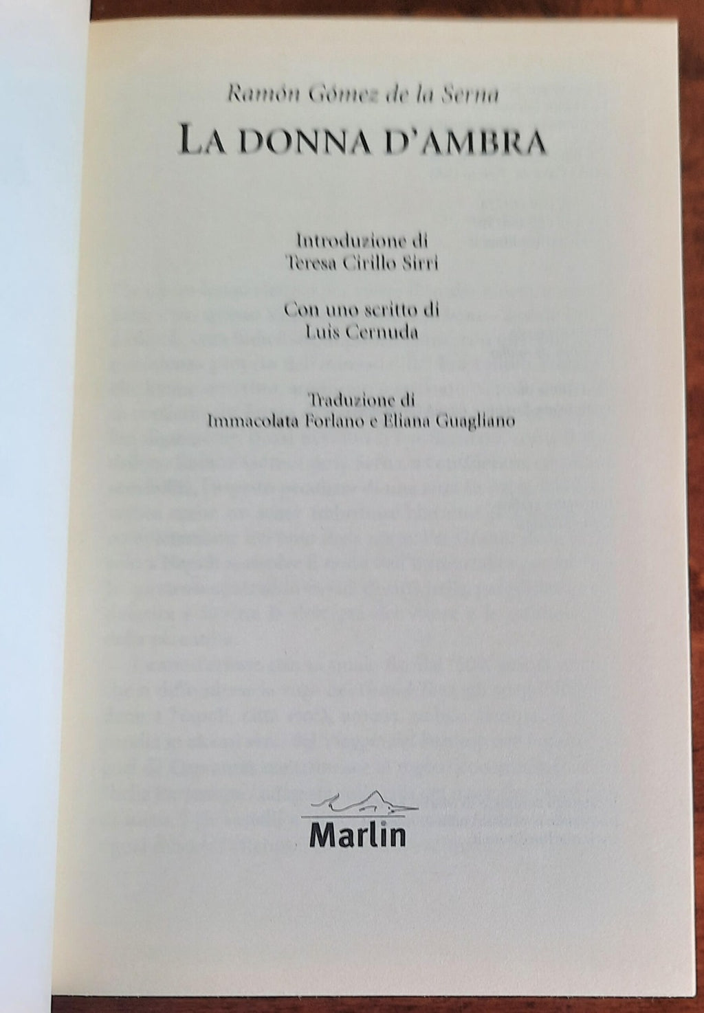 La donna d’ambra - Marlin Editore - 2007 - Libreria Biellese
