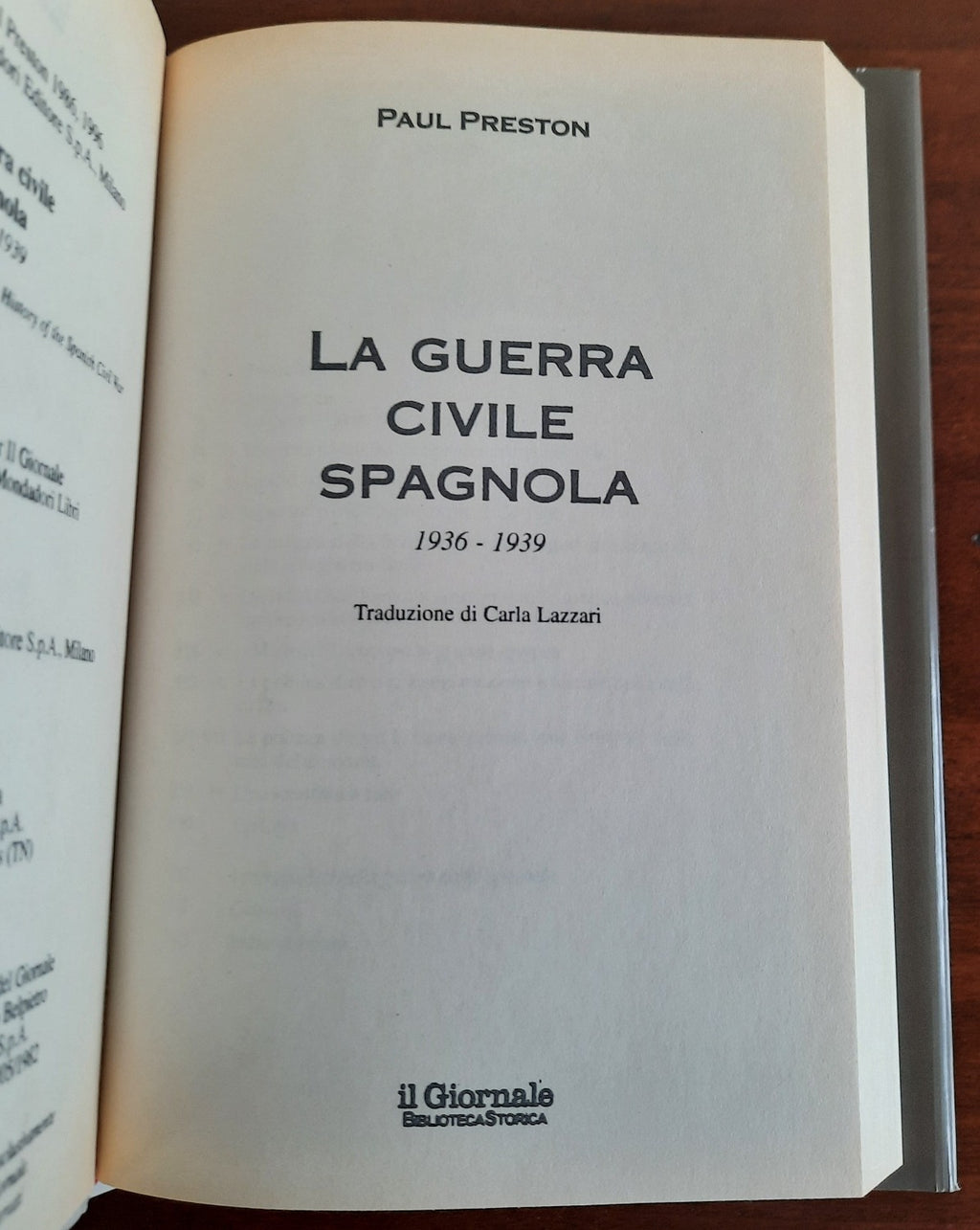 La guerra civile spagnola - Biblioteca Storica - Libreria Biellese