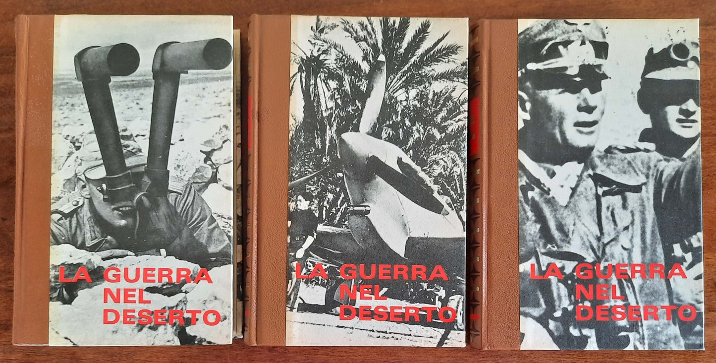 La guerra nel deserto - 3 volumetti - Ed. Ferni - 1972