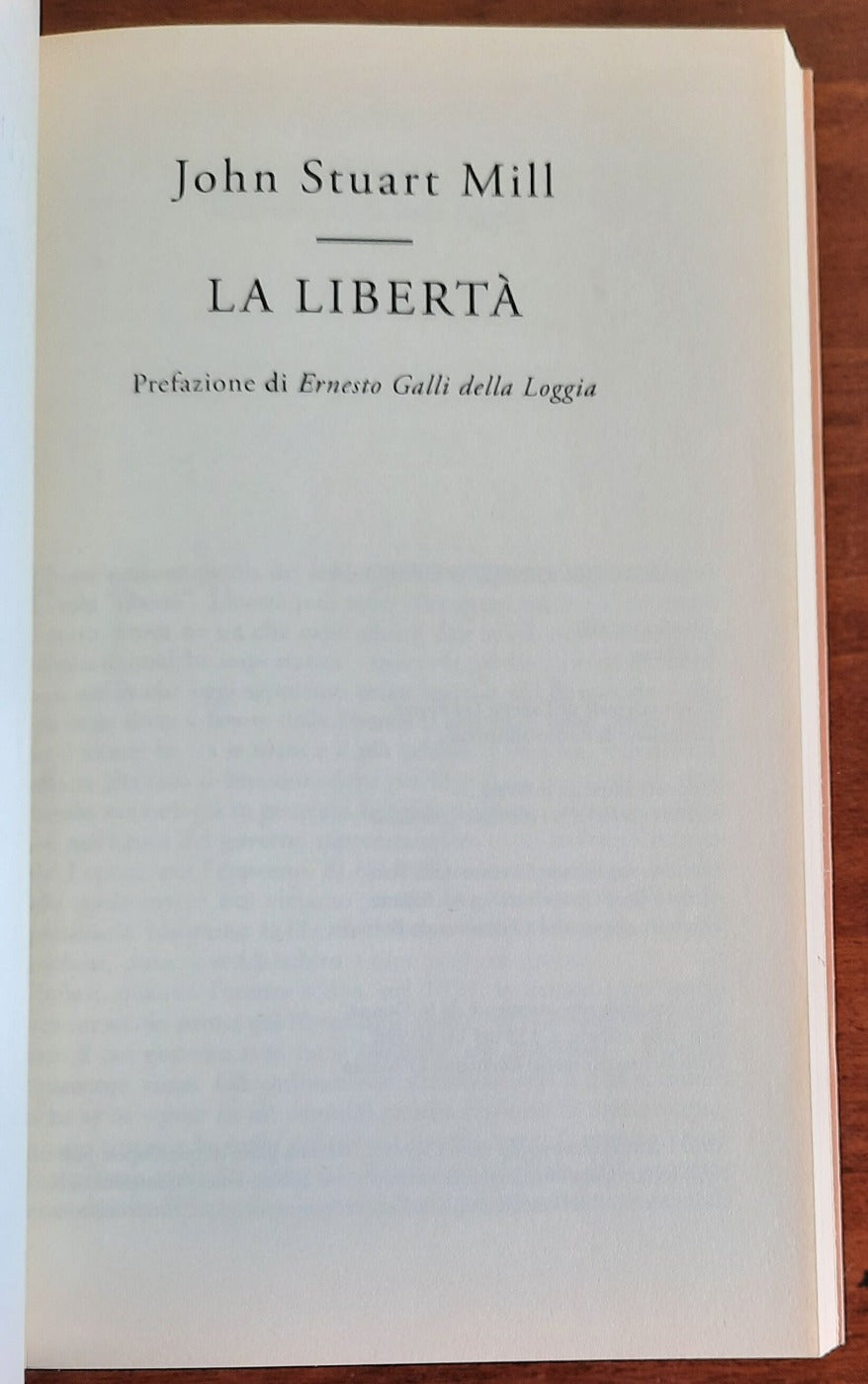 La libertà - John Stuart Mill - 2010 - Libreria Biellese