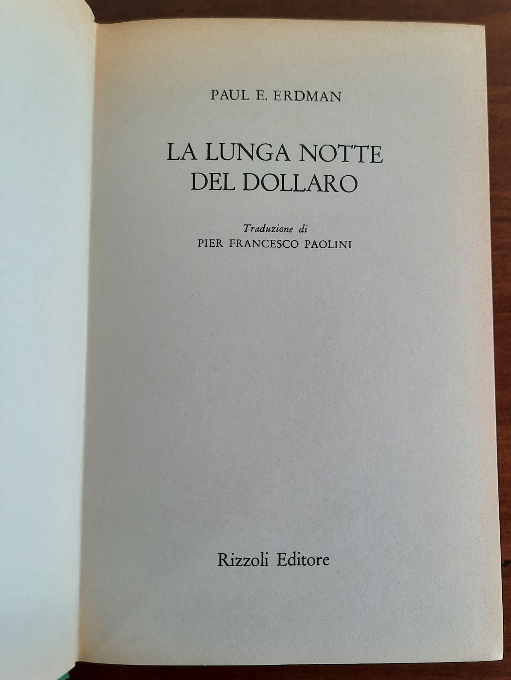 La lunga notte del dollaro - Libreria Biellese