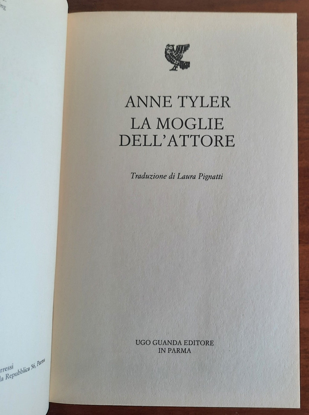 La moglie dell’attore - Libreria Biellese