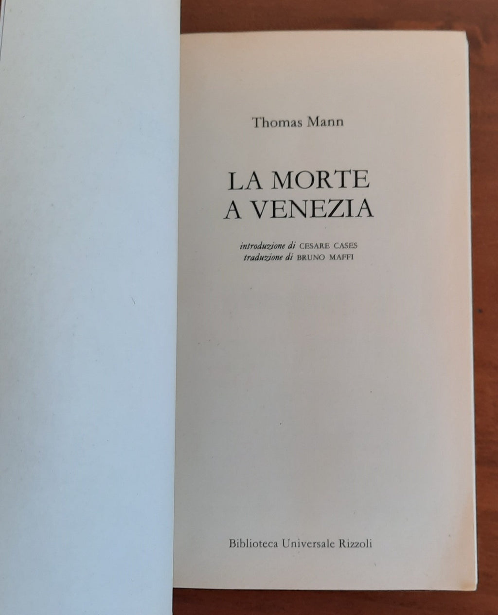 La morte a Venezia - Libreria Biellese
