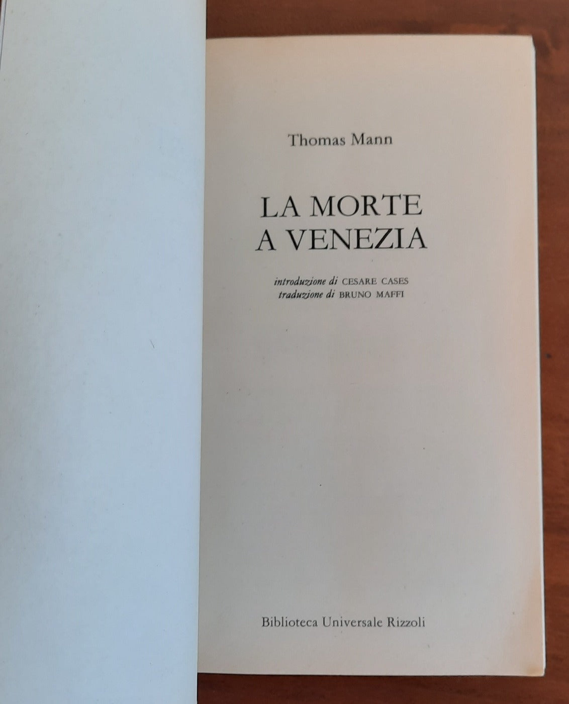 La morte a Venezia - Libreria Biellese