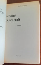 La notte dei generali - Garzanti - 1966 - Libreria Biellese