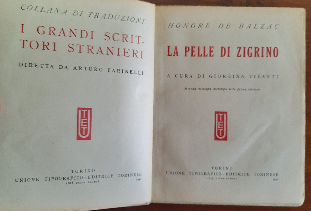La pelle di zigrino - Libreria Biellese
