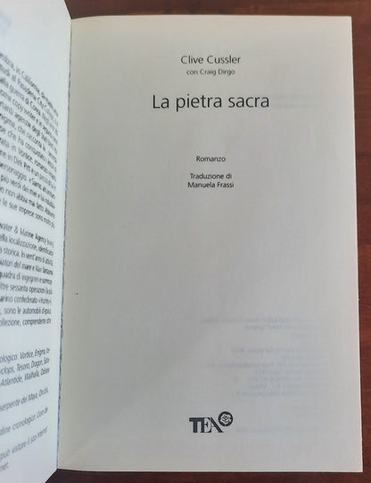 La pietra sacra. Un’avventura del capitano Juan Cabrillo