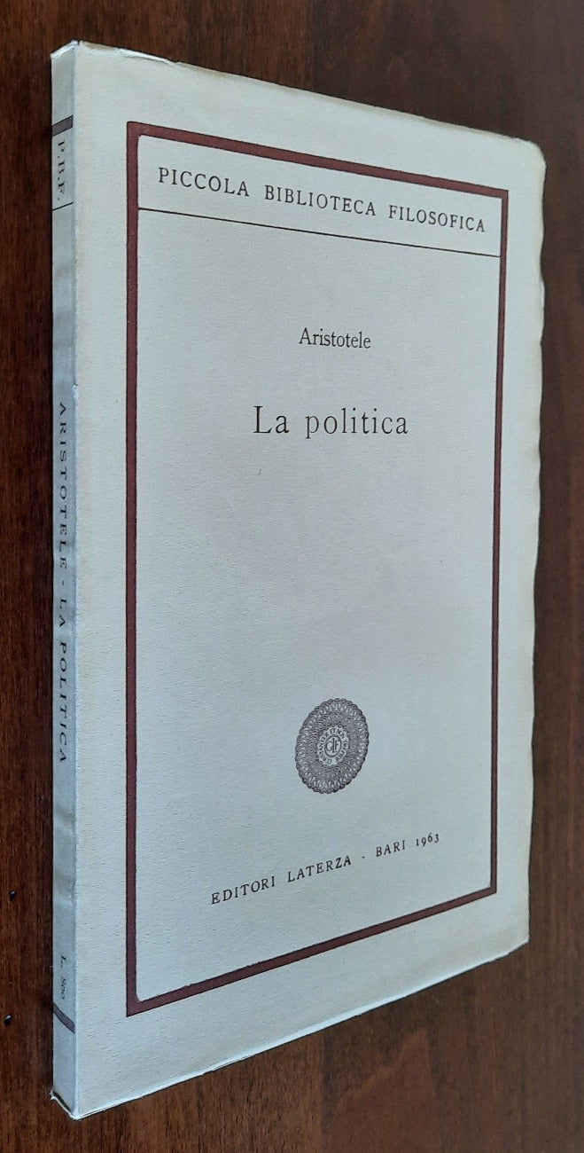 La politica - Aristotele - Libreria Biellese