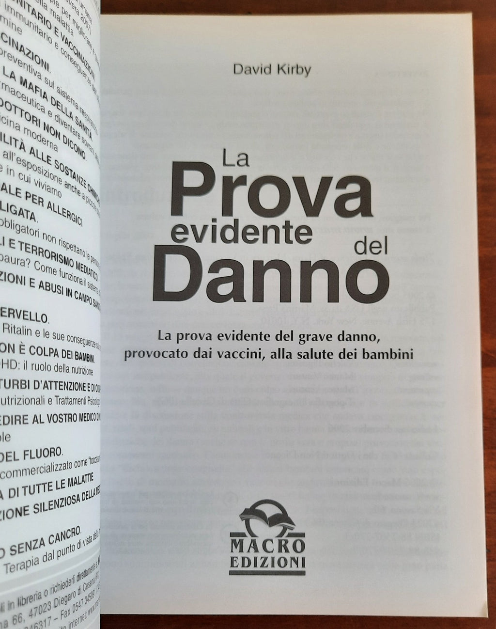 La prova evidente del danno. Le prove del grave danno provocato dai vaccini alla salute dei bambini - Libreria Biellese