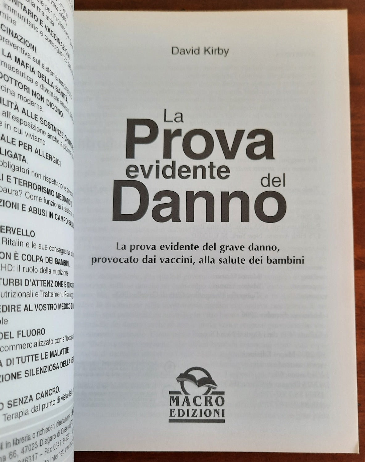La prova evidente del danno. Le prove del grave danno provocato dai vaccini alla salute dei bambini - Libreria Biellese