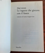 La ragazza che giocava con il fuoco - Libreria Biellese
