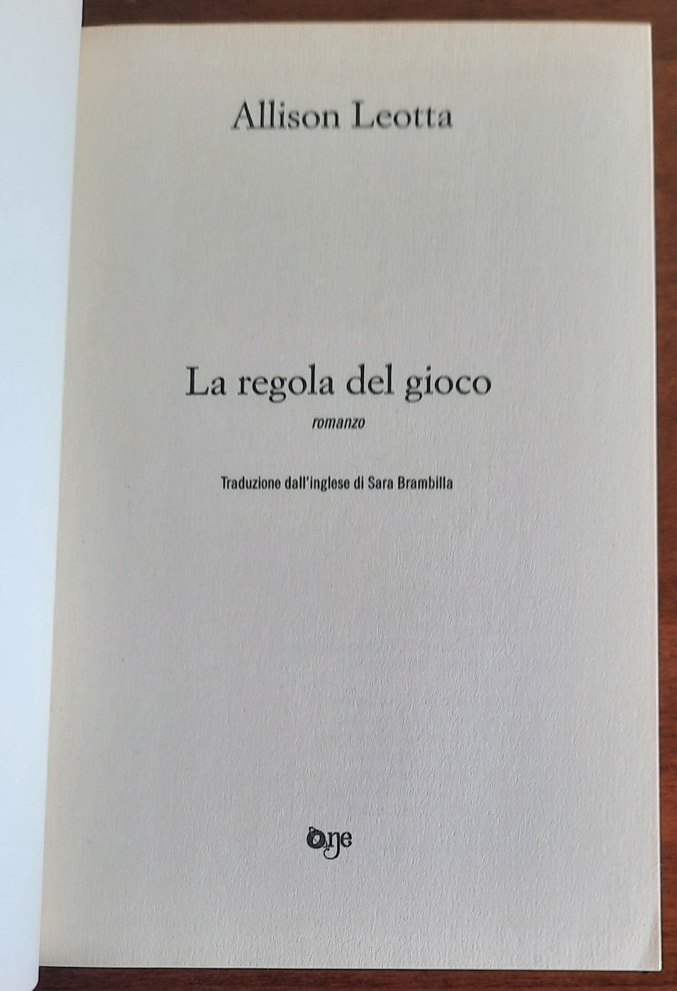 La regola del gioco - di Allison Leotta - 2014